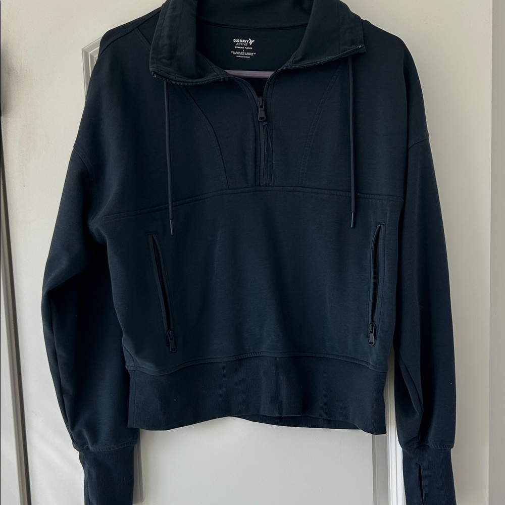 Old Navy Active Navy Blue Quarter Zip